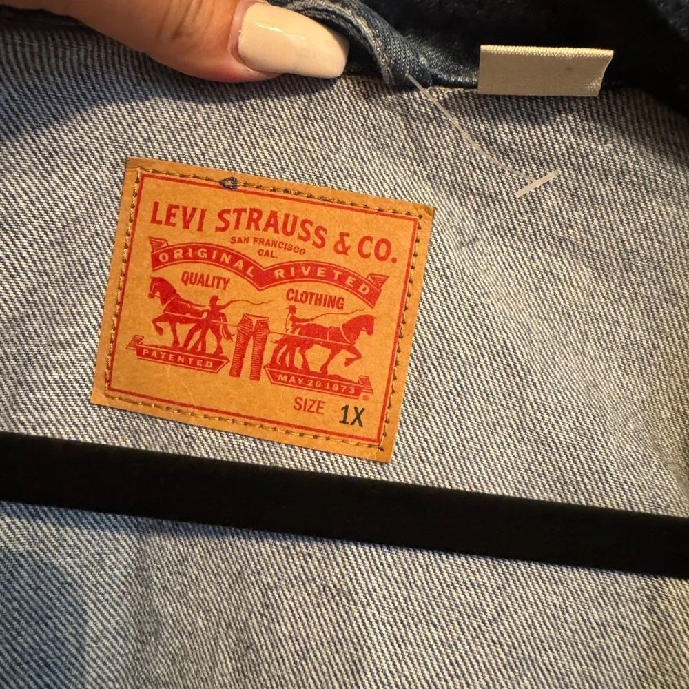 Handmade Personalized Levi Jean Jacket- Lets Go Girls Jean Jacket - Picture 9 of 9
